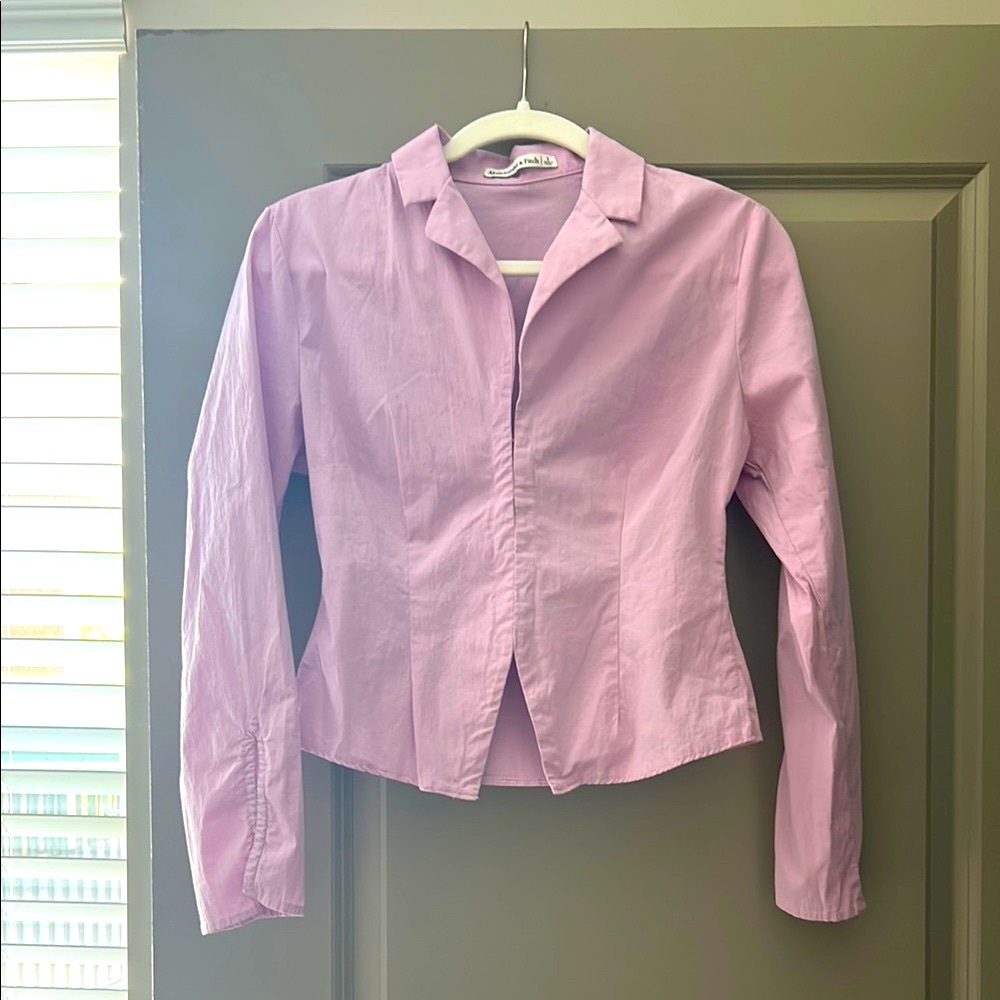 A&F: Lilac Blouse